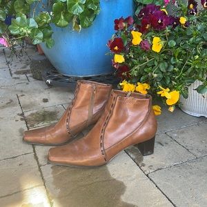 Franco Sarto brown bootie 8